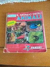 Album Figurine PANINI IL MONDO DEGLI ANIMALI 1970 COMPLETO originale