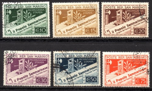 San marino 1943 228 233 - -, 228»233-