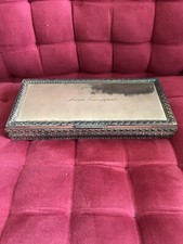 Cofanetto Portagioie Scatola In Argento 800 punzoni Firenze, Legno e Vilpelle