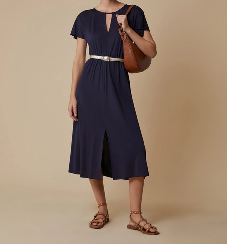 Abito midi jersey piqué - abito,