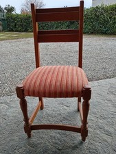 Okaffarefatto Venezia Sedia in Legno Ciliegio con Seduta in Paglia...