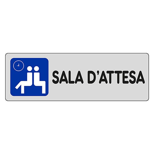 Etichetta segnaletica sala - etichetta,
