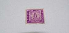 SEGNATASSE ITALIA 8 LIRE LILLA