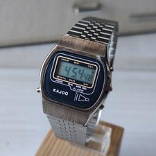 Orologio Vintage Lcd Kajdo Digitale NUOVO FONDO DI MAGAZZINO 