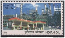 India 2009 Raffineria di Petrolio Indiana Stazione di Servizio Industria Commercio 1v MNH