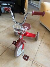 Triciclo epoca Italtrike, sella regolabile e cestino.