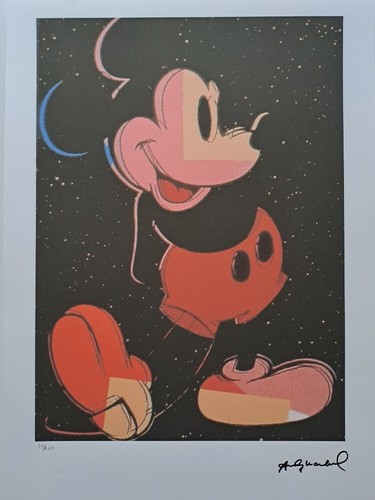 Firmato andy warhol topolino - andy,