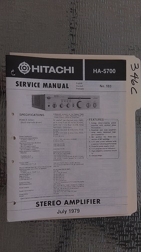 Hitachi 5700 manuale di - ha-5700,