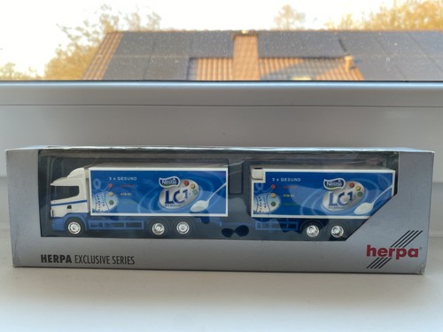 Herpa scania r124l 400 - scania, nestlÈ