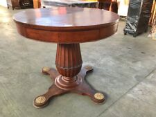 Tavolo Rotondo Carlo X in ciliegio - Restaurato (in corso d'opera)