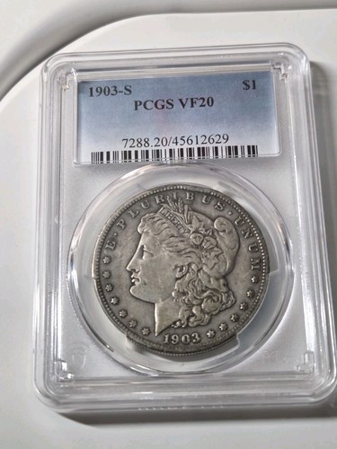 1903 morgan dollaro pcgs vf - s,