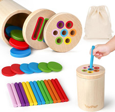 Giochi Montessori, Giochi Legno Bambini Montessori Educativi 2 3 4 Anni Sensoria
