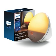 Philips SmartSleep Wake-up Light - Lampada da comodino e sveglia, alba colorata