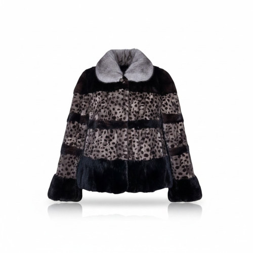 Saga visone cappotto corto - cappotto,