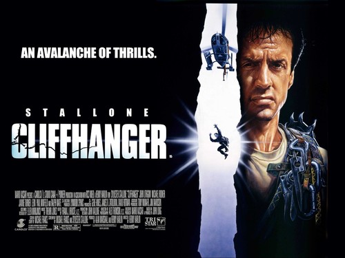 Cliffhanger 1993 quad poster - cliffhanger,