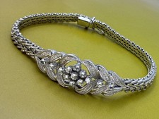 BRACCIALE Bracelet capolavoro vintage anni 70solid GOLD vero ORO 750°/°°°gr 25,5