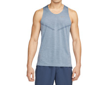 Nike Dri-FIT ADV TechKnit Ultra canotta da corsa da uomo singola DM4751-493 blu