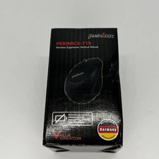 Perixx PERIMICE-719 Mouse Ergonomico Verticale Wireless 6 Tasti Silenzioso - Ner