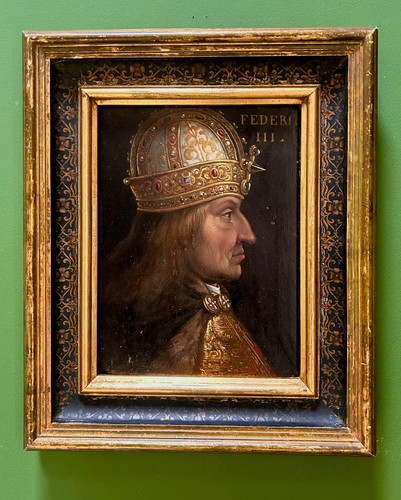 Antico dipinto olio - ad,