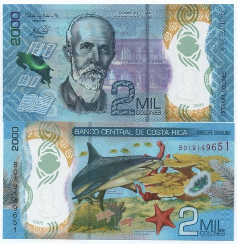 Costa rica billet - costa, 2000