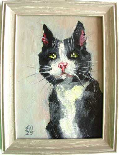 Quadro olio originale - , con