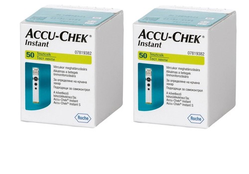 Accu chek instant test strips - chek,