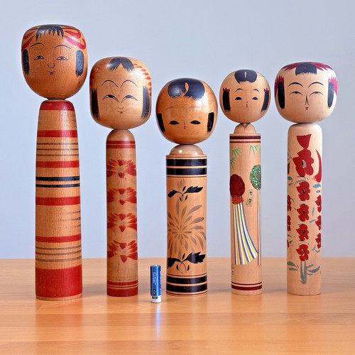 Lotto bambole kokeshi - lotto,