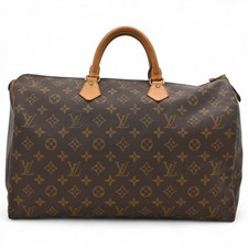 Borsa a mano originale LOUIS VUITTON Monogram Speedy 40 Boston vintage in pel...
