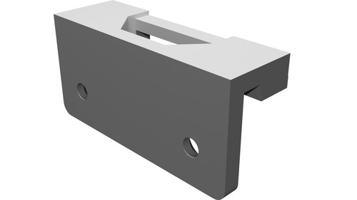 Clip plastica guida - guida, parallela