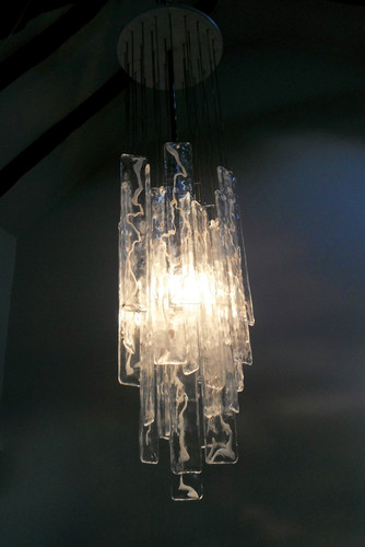 Lampadario lastre vetro - lastre, di