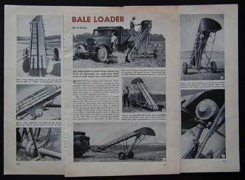 Caricatore balle fieno - di, 1950
