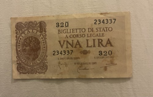 Banconota lira 1944 - lira,