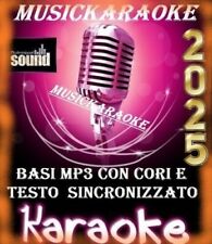 Spedizione Online 22000 KARAOKE MP3 BASI MUSICALI Raccolta COMPLETA no midi 2025
