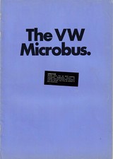 VOLKSWAGEN MICROBUS BROCHURE
