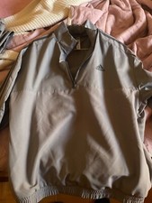 Tuta ADIDAS da Uomo Completo Intera con Zip Acetato Ginnastica Sportiva Blu M