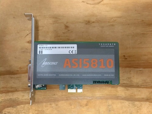 Audioscience asi5810 pcie - audioscience,