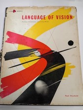 Language of Vision by Gyorgy Kepes, Hardcover  Graphic Design Mid Century Modern