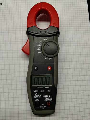 Pinza amperometrica gef - amperometrica,