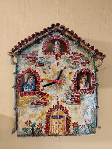 Orologio parete ceramica - parete, in