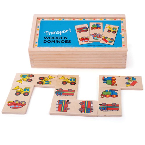 Bigjigs toys domino legno - bigjigs,