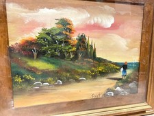 Quadro dipinto olio - su, tela