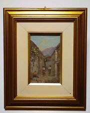 Eugenio Gignous, olio su tela