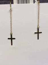 Amen 9kt Gold Cross Pendant