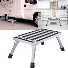 Scaletta Pieghevole in Alluminio, 47 X 30 X 23 Cm, 1 Gradino, Carico Massimo 250