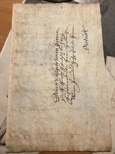 Manoscritto antico originale