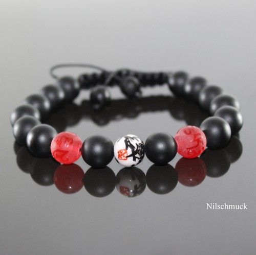 Bracciale uomo mani red - om,