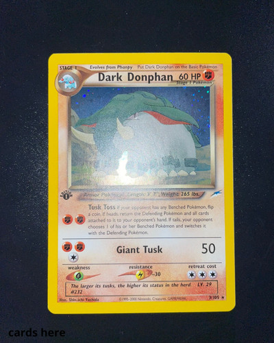Pokemon dark donphan - donphan, edition