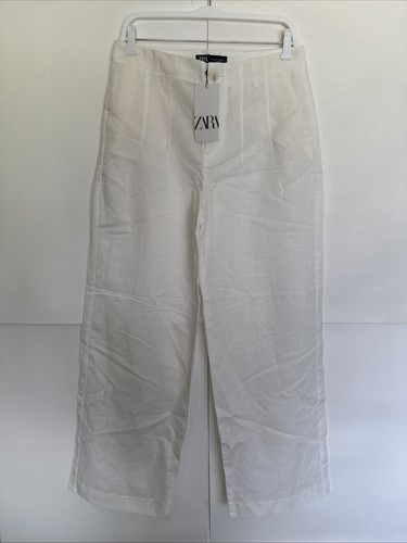 Pantalone donna zara bianco - pantalone,