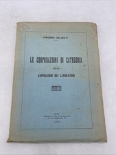 VIRGINIO GALBIATI - LE CORPORAZIONI DI CATEGORIA - 1933