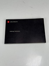 Leica Digilux 2 Instruction